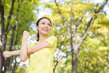 スポーツする女性