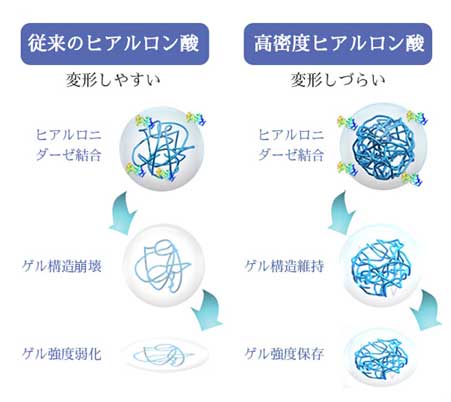 ヒアルロン酸高濃度 強度図