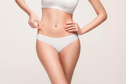 ポッコリお腹を引き締めたい、ウエストを細くしたい人のためにお腹や腰を細くする方法を解説