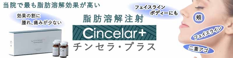 コラム　おすすめTOP３　チンセラプラス脂肪溶解注射