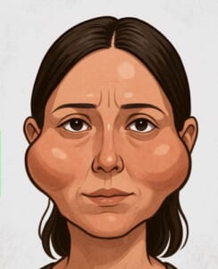 頬骨のボリューム多すぎ